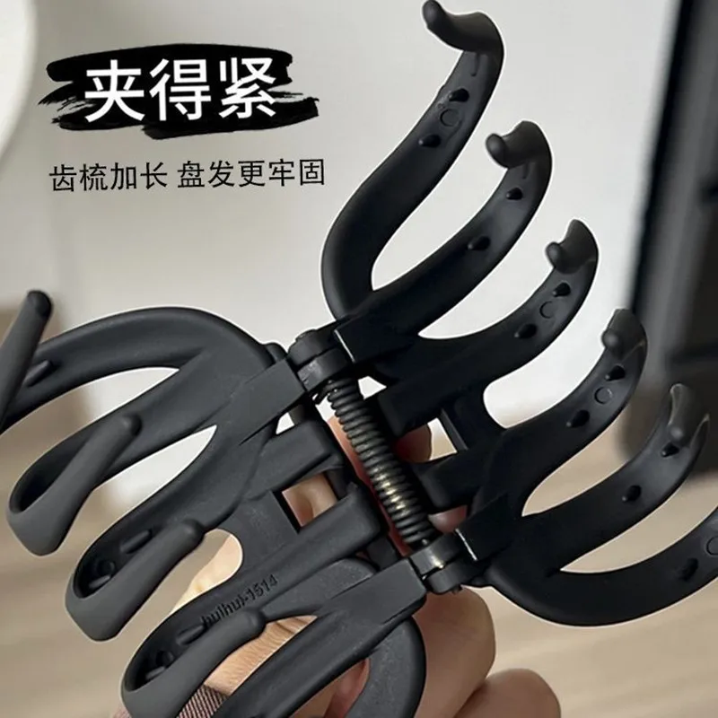 Large Spring Pumpkin Hair Clip Shark Clamp Women's Hair Accessories Hair Cards New Arrival Fashionable Hair Grips for Girls