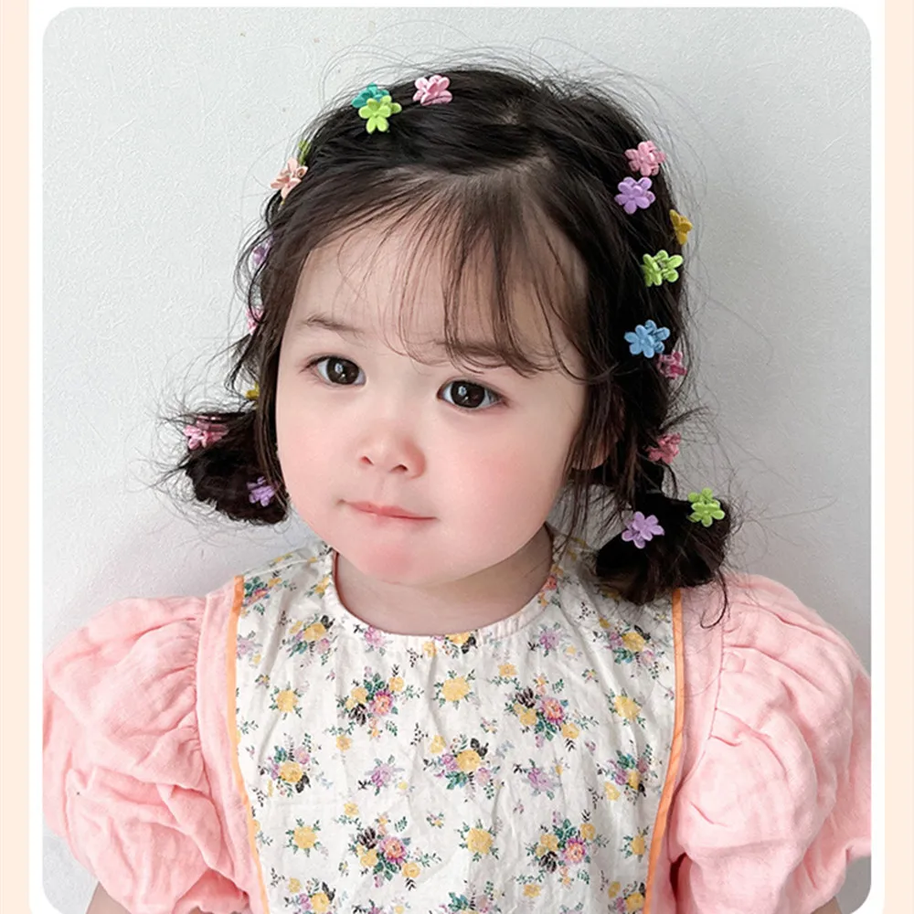 50PCS/Set Cute Hair Claws Small Size Mini Hairpin Hair Clips For Girls Korean Side Clip Bangs Clip Women Sweet Hair Accessories