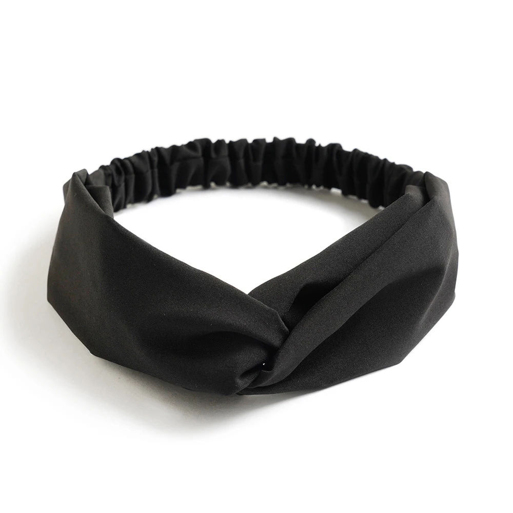 Fashion Bohemian Style Hair Bands Elastic Yoga Headband Women Headwear Print Vintage Cross Unisex Scrunchies Hair Accessories