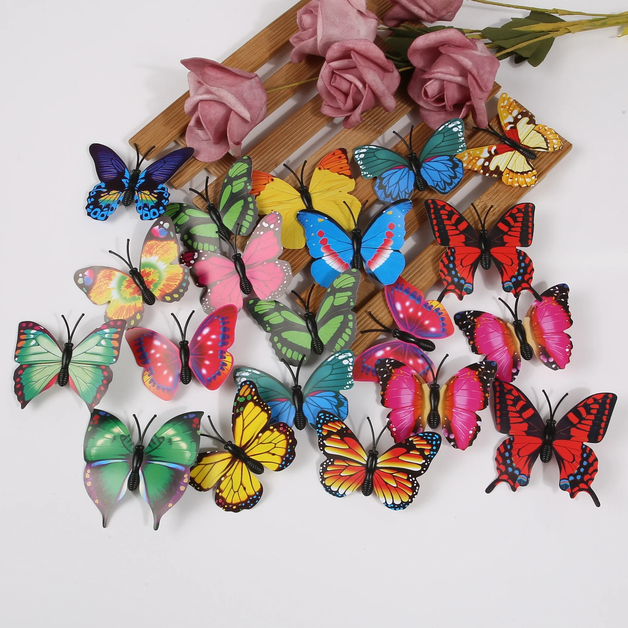 10/20/30pcs Cartoon Butterfly Hair Clips Cute Simulated Butterfly Hair Pins Set for Women Girls Cute Design Hairpin for Party