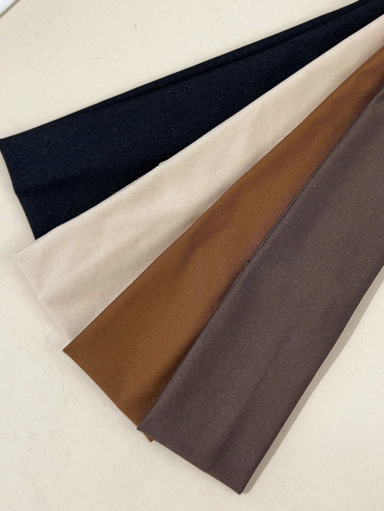 4pcs Fashionable solid color casual versatile simple sports fitness headband