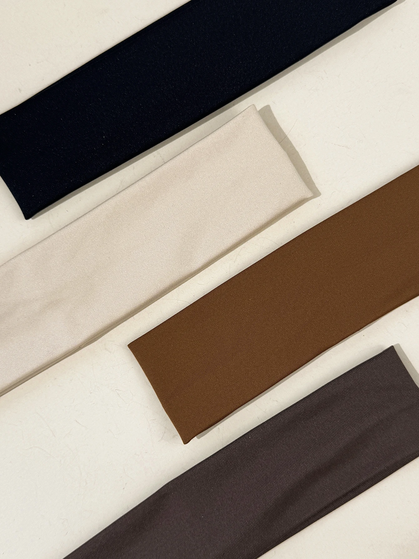 4pcs Fashionable solid color casual versatile simple sports fitness headband