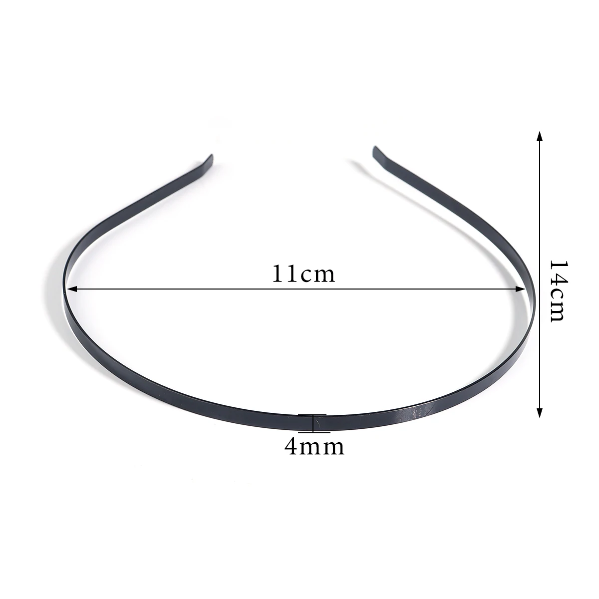 10Pcs Metal Headband 11x14cm Simple Headband Hair Fixing Head Hoop Unisex Headband for DIY Making Hairband Accessories Wholesale