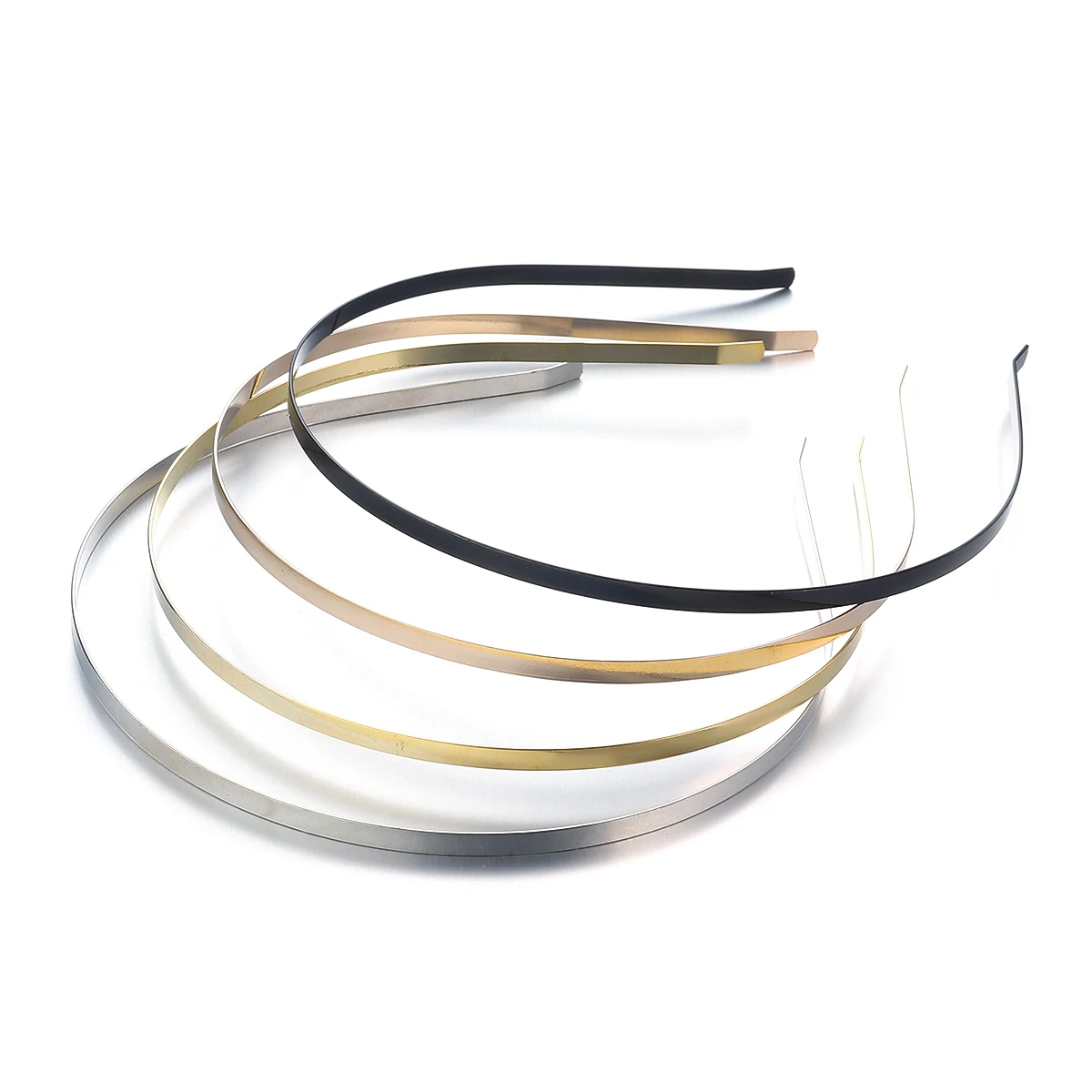 10Pcs Metal Headband 11x14cm Simple Headband Hair Fixing Head Hoop Unisex Headband for DIY Making Hairband Accessories Wholesale