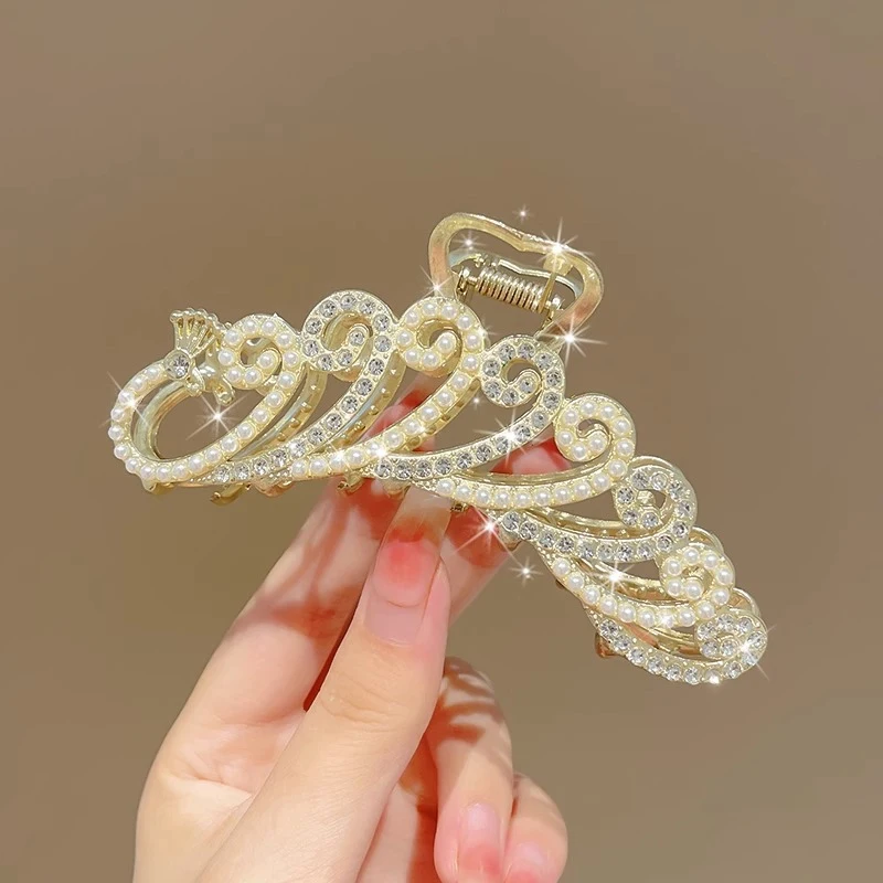 1/3pcs high-end metal hair clip for women, back of the head hair clip, shark clip, temperament hair clip, new hairpin head