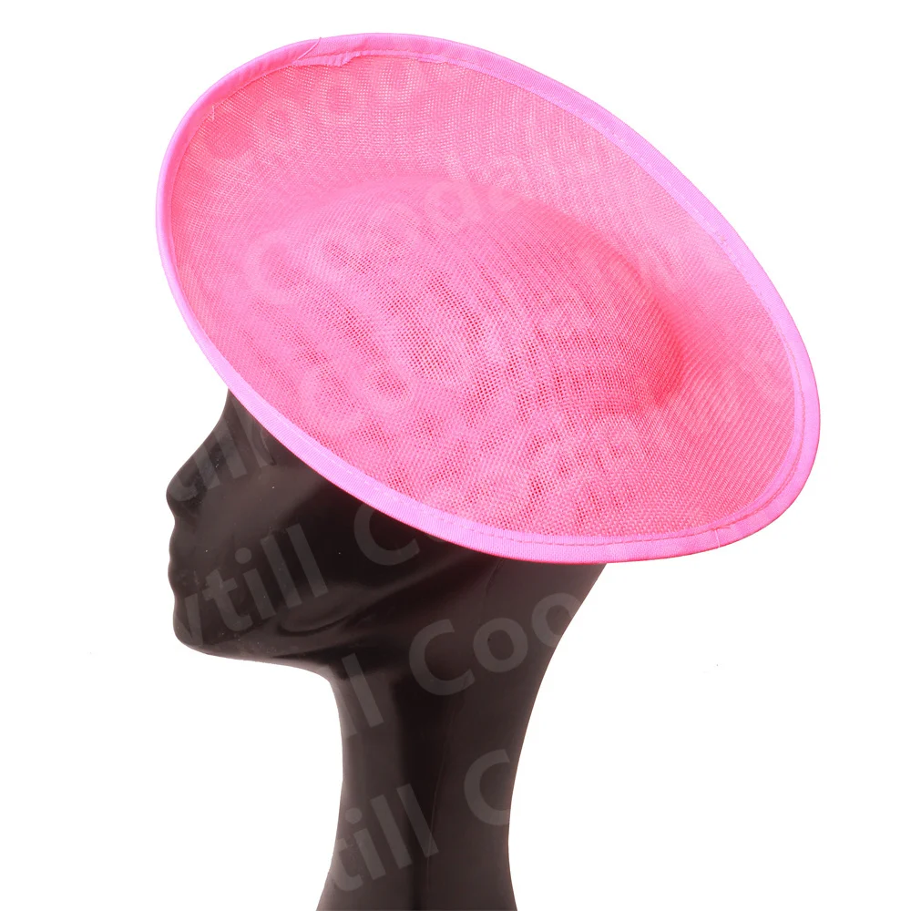 30CM Fascinator Base For Women Wedding Millinery Cap Supplies DIY Hair Accessories Bride Wedding Fascinator Bases Hat