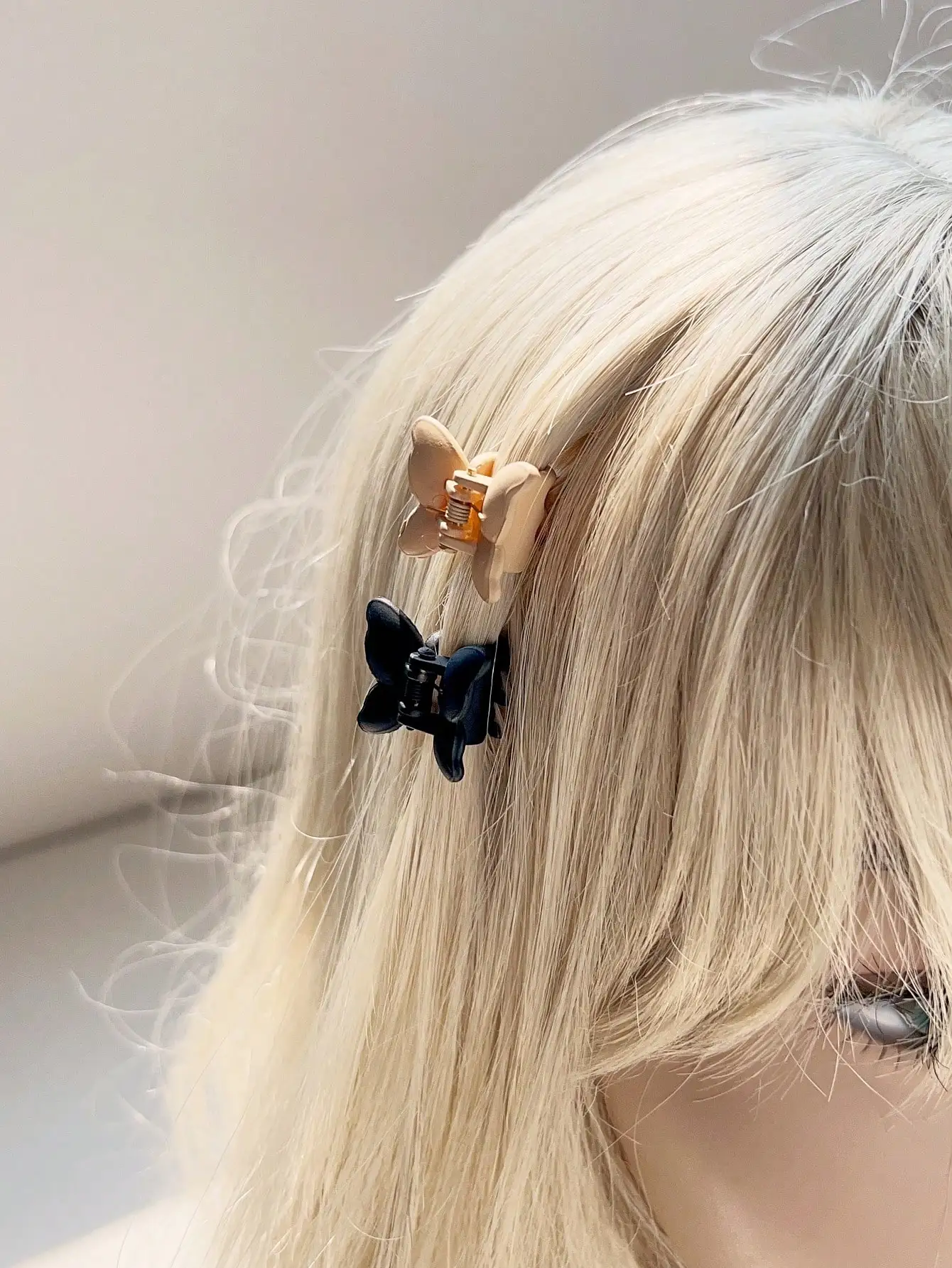 10PCS Mini Butterfly Hair Clips Set for Women Girls Strong Grip for Thin Hair,Neutral Color Hair Styling Accessories