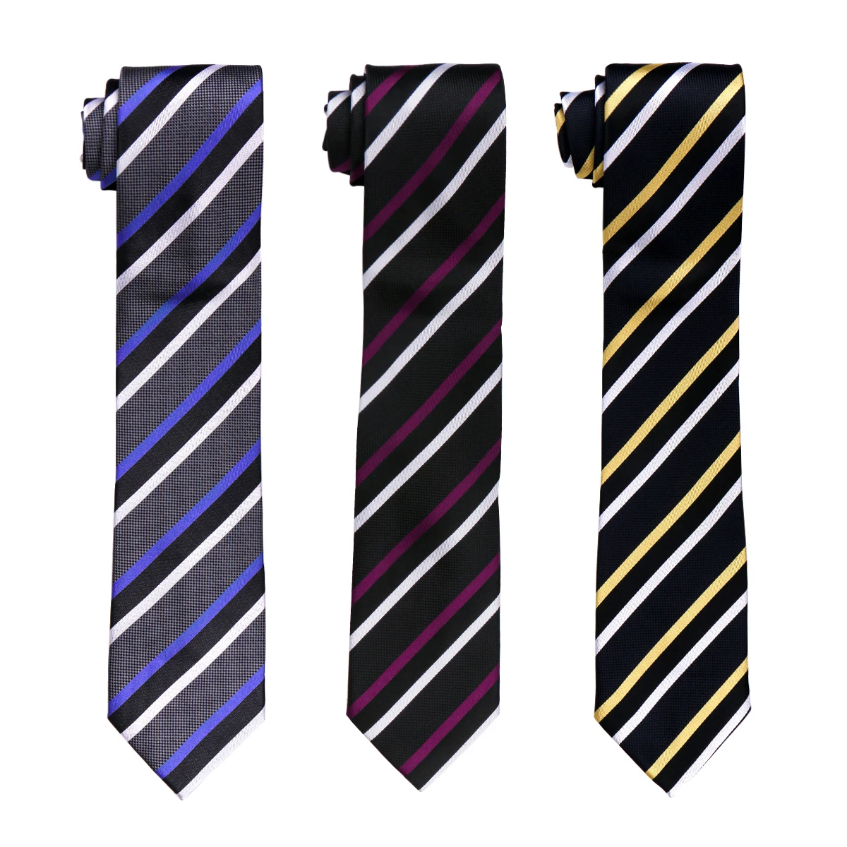 Men Tie 8cm Business 60 Styles Daily Wear Luxury Neckties Classic Striped Gravata For Men Fit Wedding Workplace Suit Accessories