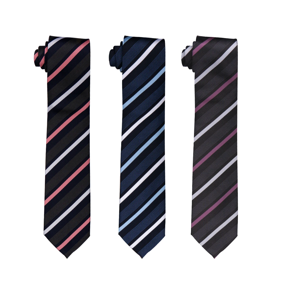 Men Tie 8cm Business 60 Styles Daily Wear Luxury Neckties Classic Striped Gravata For Men Fit Wedding Workplace Suit Accessories