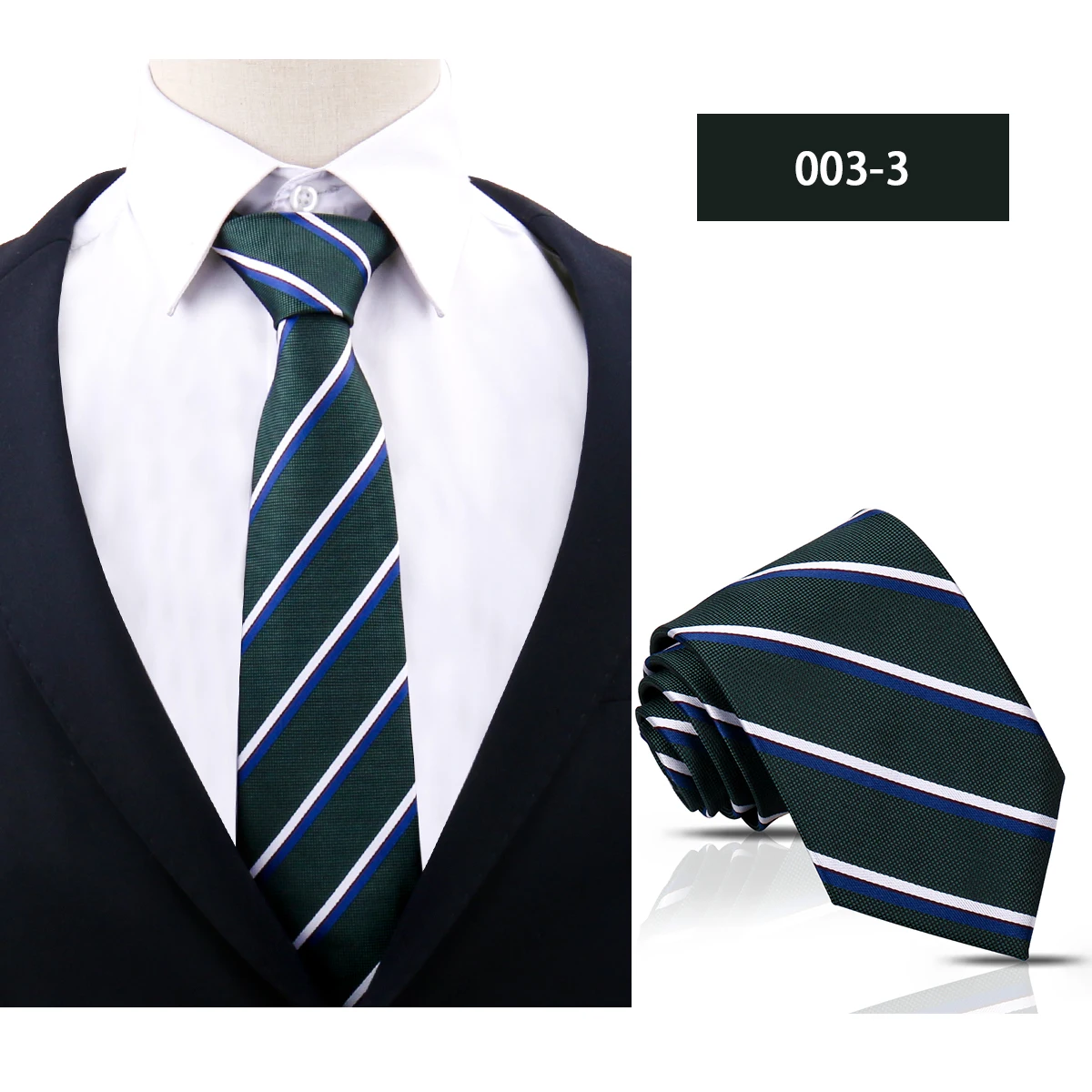Men Tie 8cm Business 60 Styles Daily Wear Luxury Neckties Classic Striped Gravata For Men Fit Wedding Workplace Suit Accessories