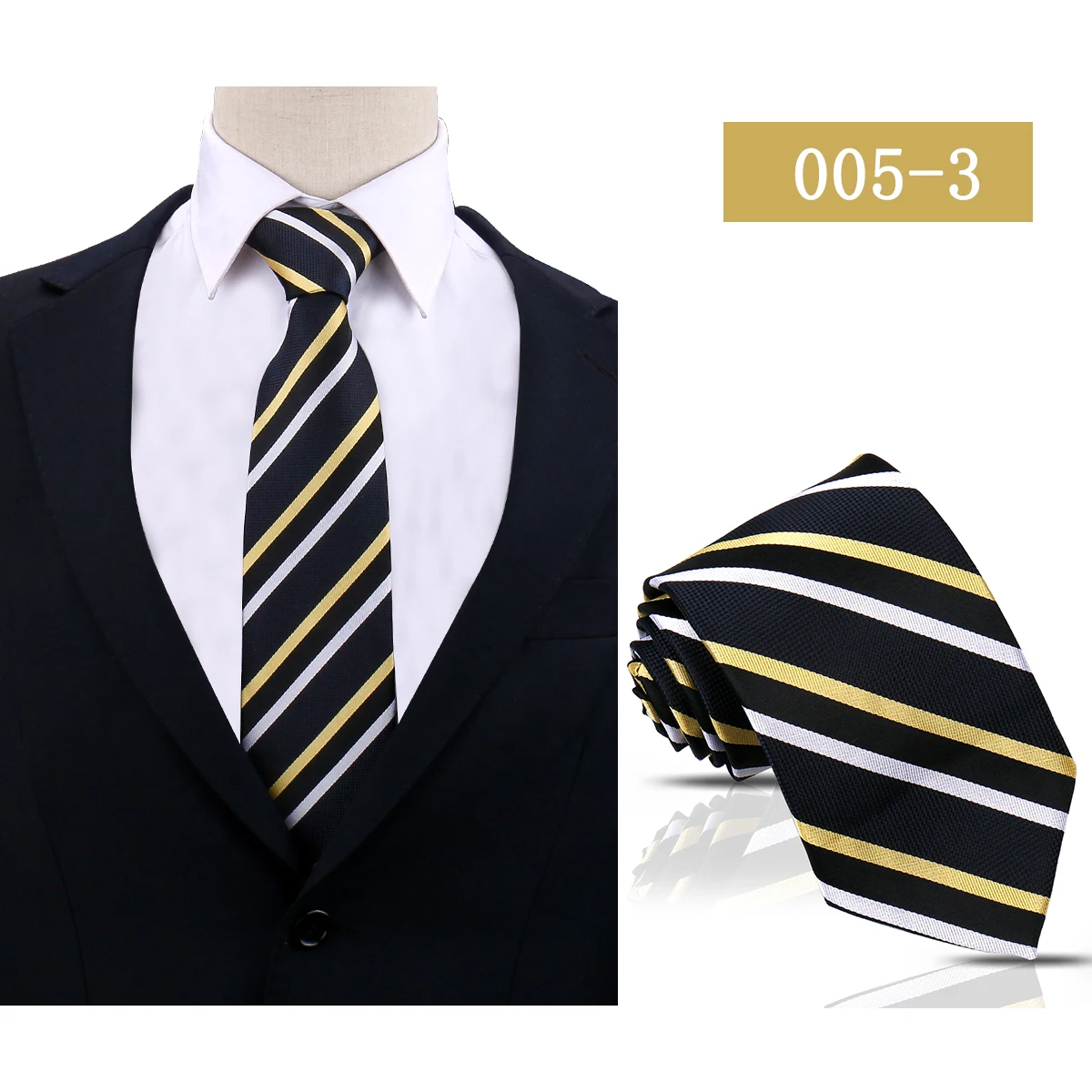 Men Tie 8cm Business 60 Styles Daily Wear Luxury Neckties Classic Striped Gravata For Men Fit Wedding Workplace Suit Accessories