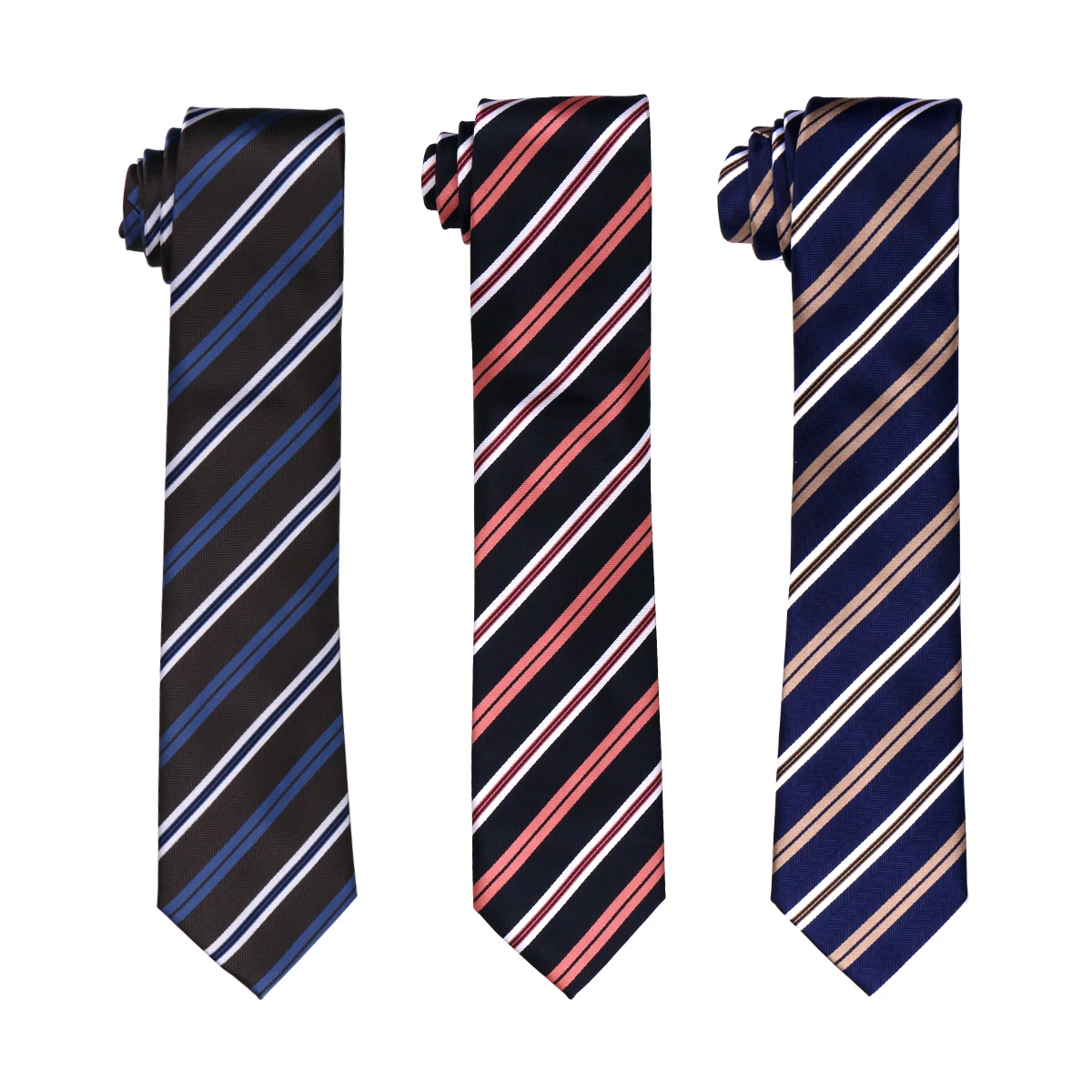 Men Tie 8cm Business 60 Styles Daily Wear Luxury Neckties Classic Striped Gravata For Men Fit Wedding Workplace Suit Accessories