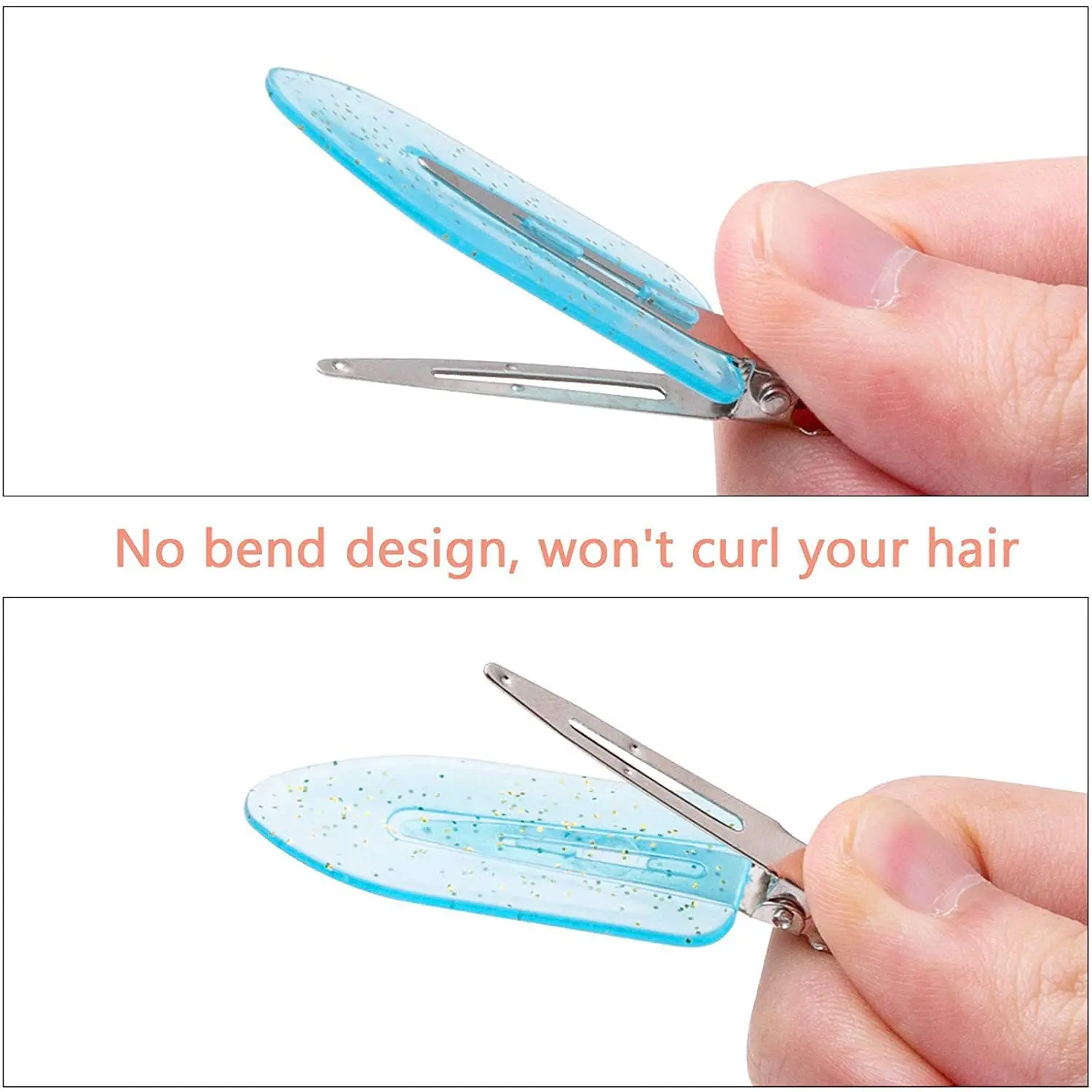 10/20PCS No Trace Hair Clips Handmade DIY Homemade Cream Gel Material Duckbill Clip Bottom Clip Bangs Clip Wash Side Clip Female