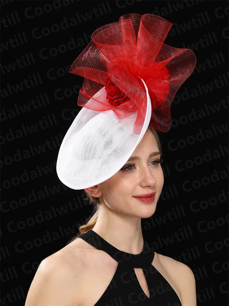 Purple Pillbox Fasciantor Church Hat WOmen Kentucky Veils Fascinators Hat Headband Ladies Chic Cocktail Race Party Chapeau Cap