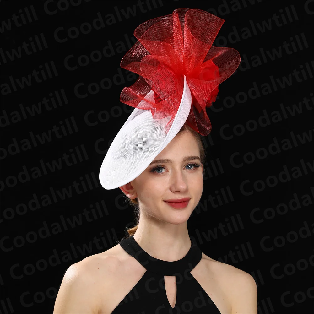 Purple Pillbox Fasciantor Church Hat WOmen Kentucky Veils Fascinators Hat Headband Ladies Chic Cocktail Race Party Chapeau Cap
