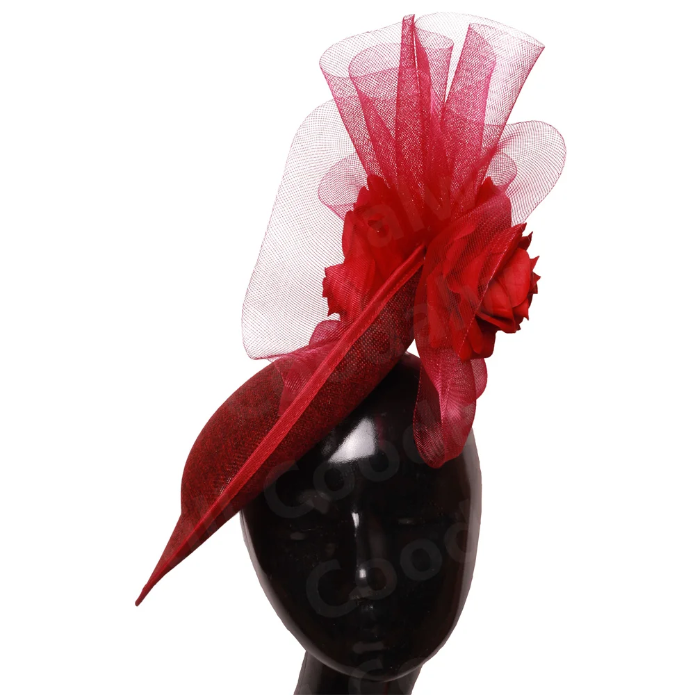 Purple Pillbox Fasciantor Church Hat WOmen Kentucky Veils Fascinators Hat Headband Ladies Chic Cocktail Race Party Chapeau Cap