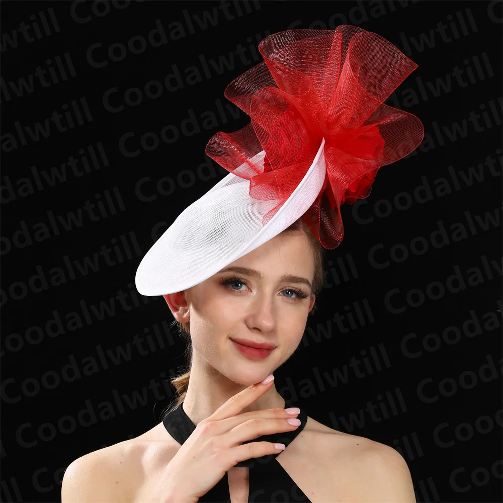 Purple Pillbox Fasciantor Church Hat WOmen Kentucky Veils Fascinators Hat Headband Ladies Chic Cocktail Race Party Chapeau Cap