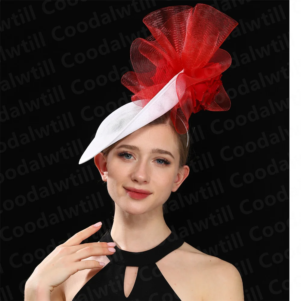 Purple Pillbox Fasciantor Church Hat WOmen Kentucky Veils Fascinators Hat Headband Ladies Chic Cocktail Race Party Chapeau Cap