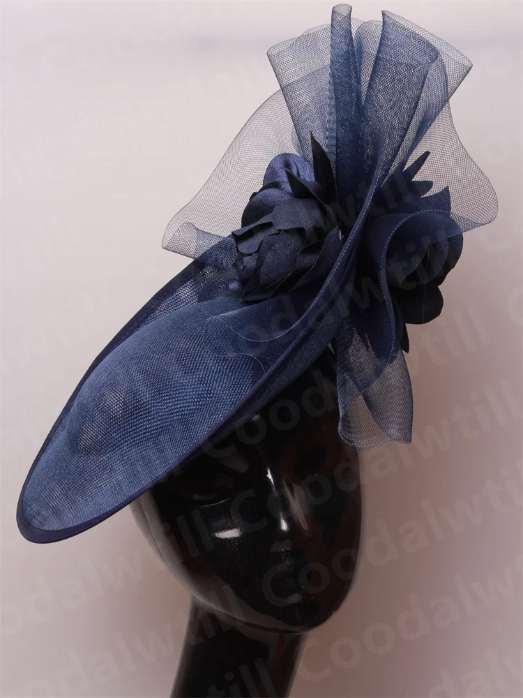 Purple Pillbox Fasciantor Church Hat WOmen Kentucky Veils Fascinators Hat Headband Ladies Chic Cocktail Race Party Chapeau Cap