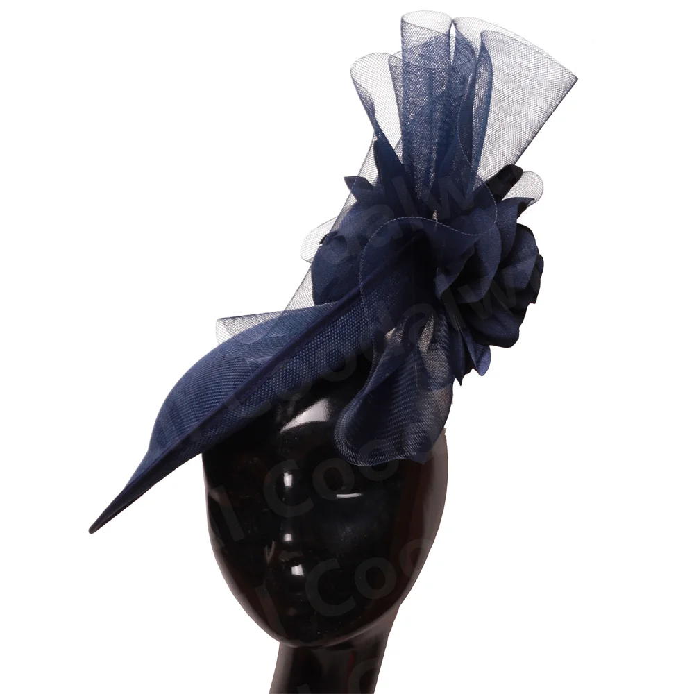 Purple Pillbox Fasciantor Church Hat WOmen Kentucky Veils Fascinators Hat Headband Ladies Chic Cocktail Race Party Chapeau Cap