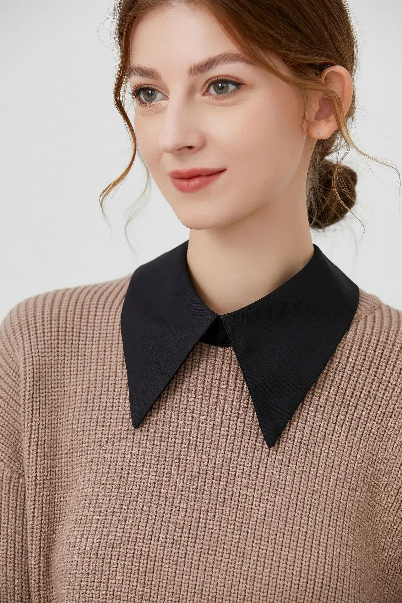 Solid Fake Collars for Women Girls Shirt Necklace Choker Flase Collar Shawl Girls Removable Dress Detachable Collars Faux Collar