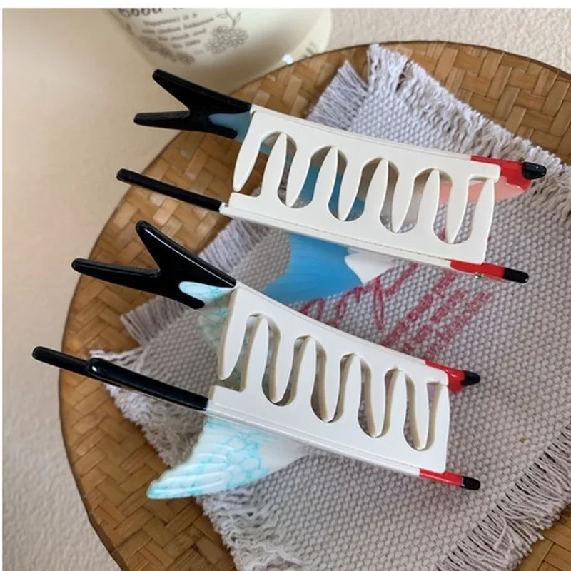 2025 Cute Bird Hair Clip For Women Acetate hair claw girls big Bird Hairclip Cartoon Swallow clawclip accessories