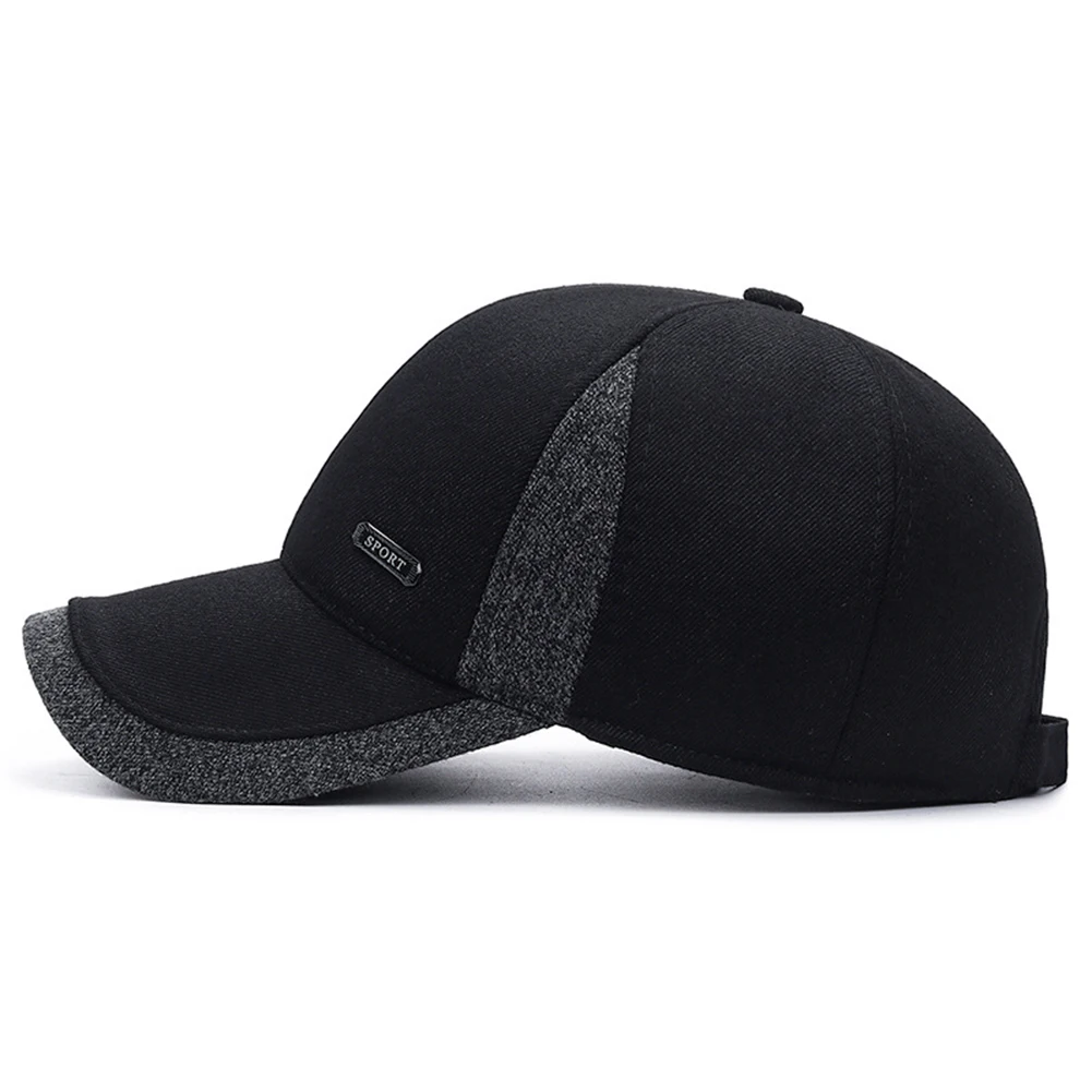 2025 Hunting Duck Tongue Hat Winter Thermal Suitable Dad The Elderly Outdoor Sports Fishing Sunscreen Hat Plush Windproof Hat
