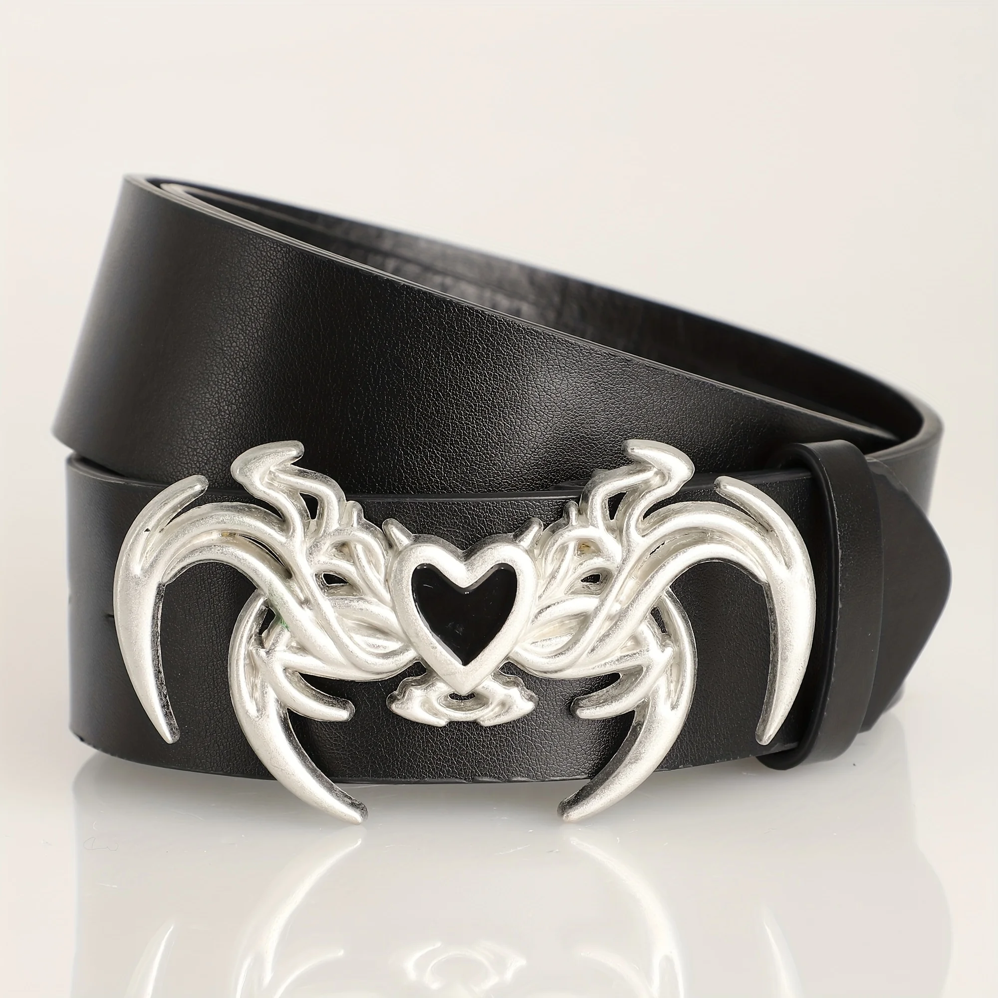 Fashion Women's Belt Retro Gothic Punk Style Personalized Irregular Buckle Belt Casual PU Leather Belt Y2k Belts For Men Women