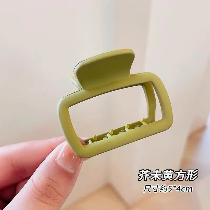 Nwe Women's Square Lightweight Hair Claw Clip Fashionable Elegant Hair Accessory Clip Suitable Hair Styling Makeup