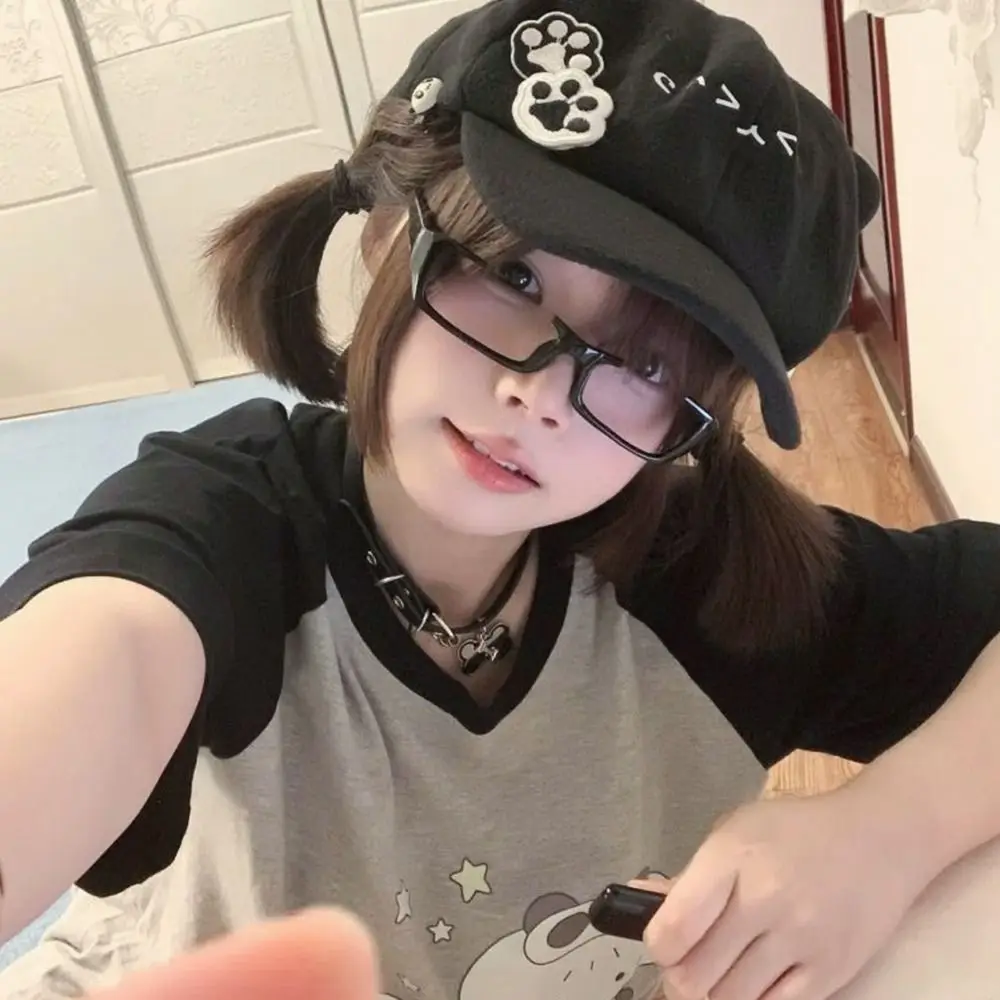 Fashion Cute Berets Caps Lolita JK Y2k Baseball Cap Japanese Casual Newsboy Hats for Women Girls