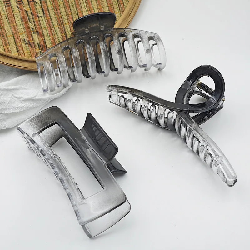 New Glossy Hair Claw Clips Silver Hair Claws Irregular Hair Clips Sparkling Hair Pin Classy Hair Claws Accessories for Women