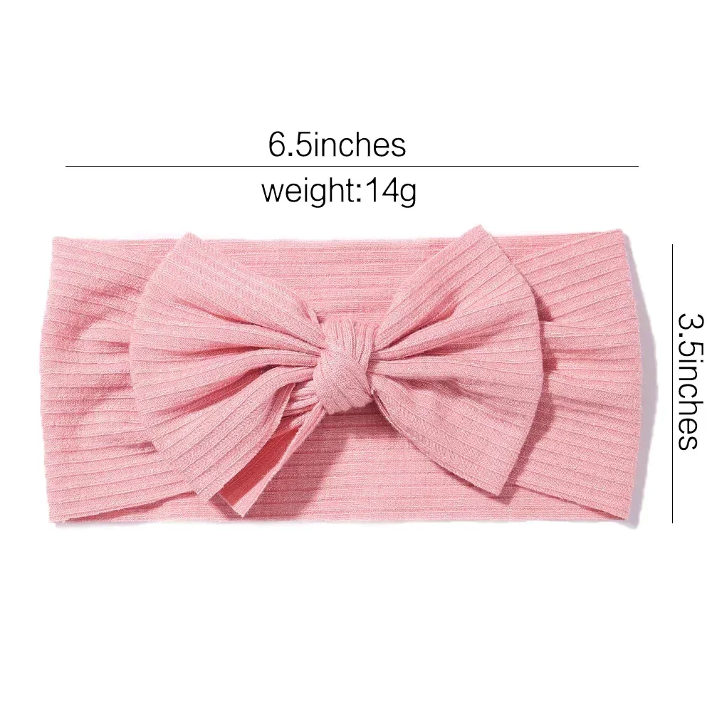 3Pcs/Set Cute Solid Headband for Baby Girls Soft Elastic HeadWrap Turban Hairband Headwear Infant Kids Hair Accessories