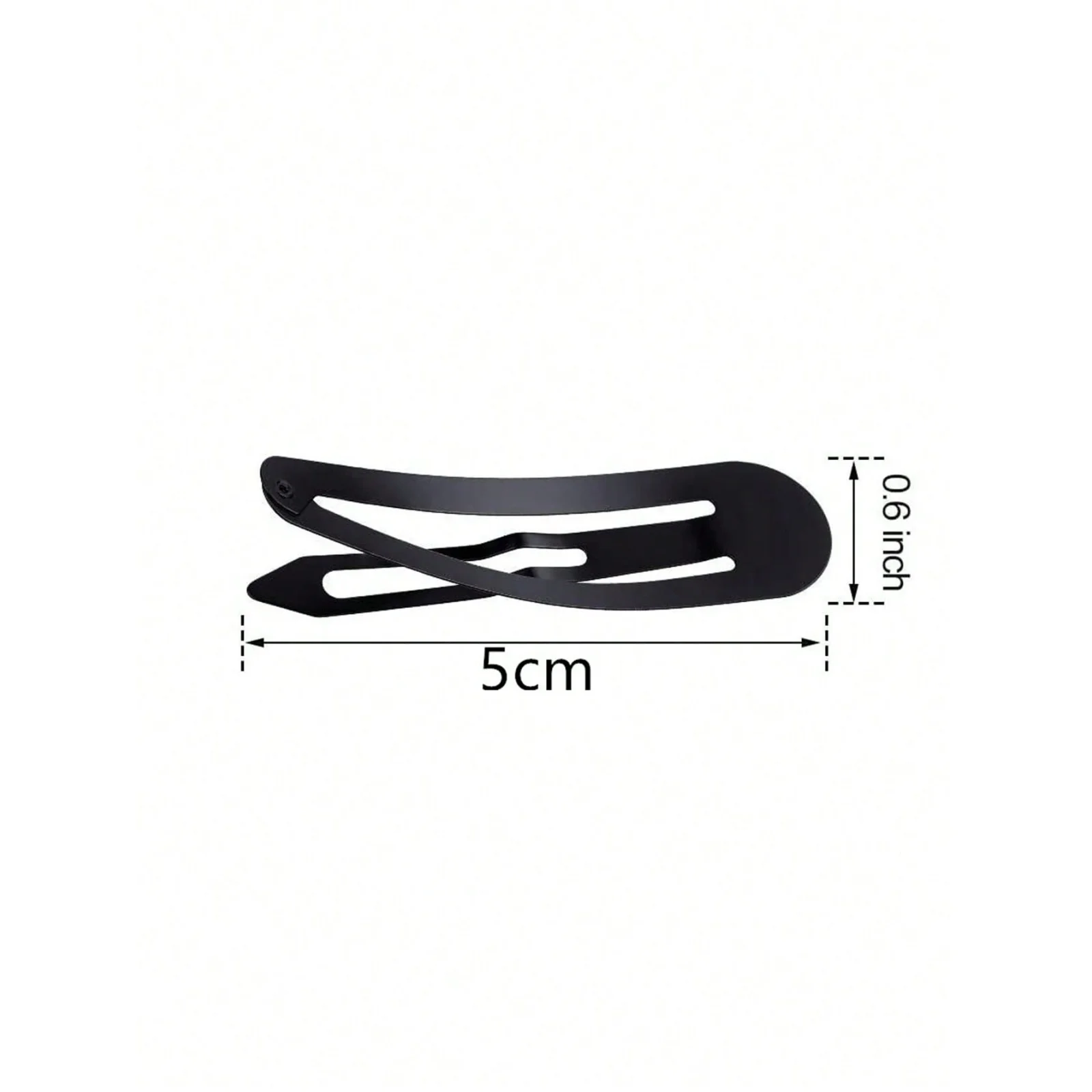 50pcs Simple Metal Bb Hair Clip 5cm Suitable For Daily Wear Holidays And Festivals Casual Children Girls Hair Cards Hair Clips