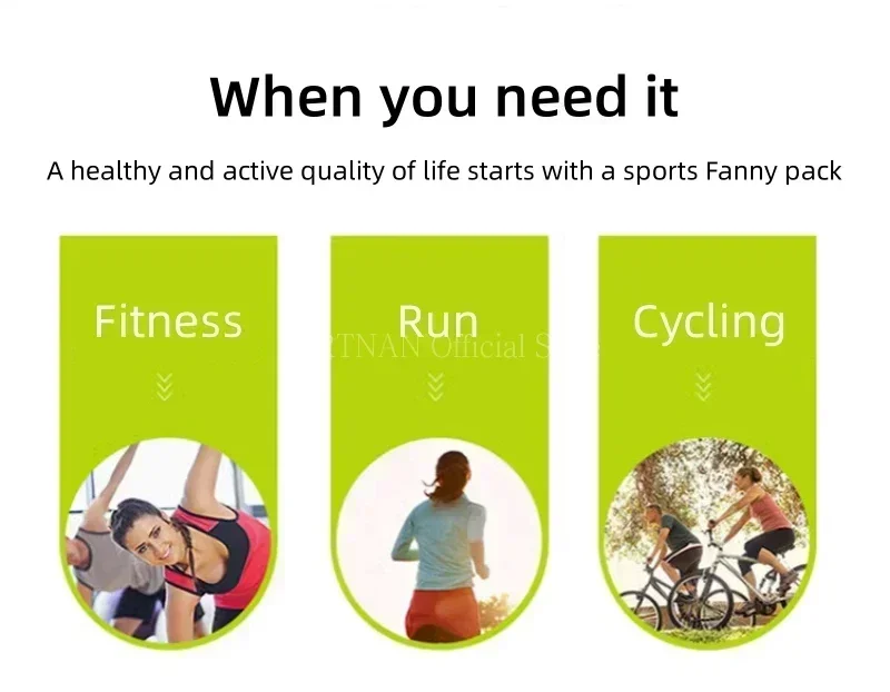 1pc Running Bag Women Waist bag Belt bag Men Sports Fanny Pack Mobile Phone Bag Gym Running Cell Phone Jogging Run Cycling Bag