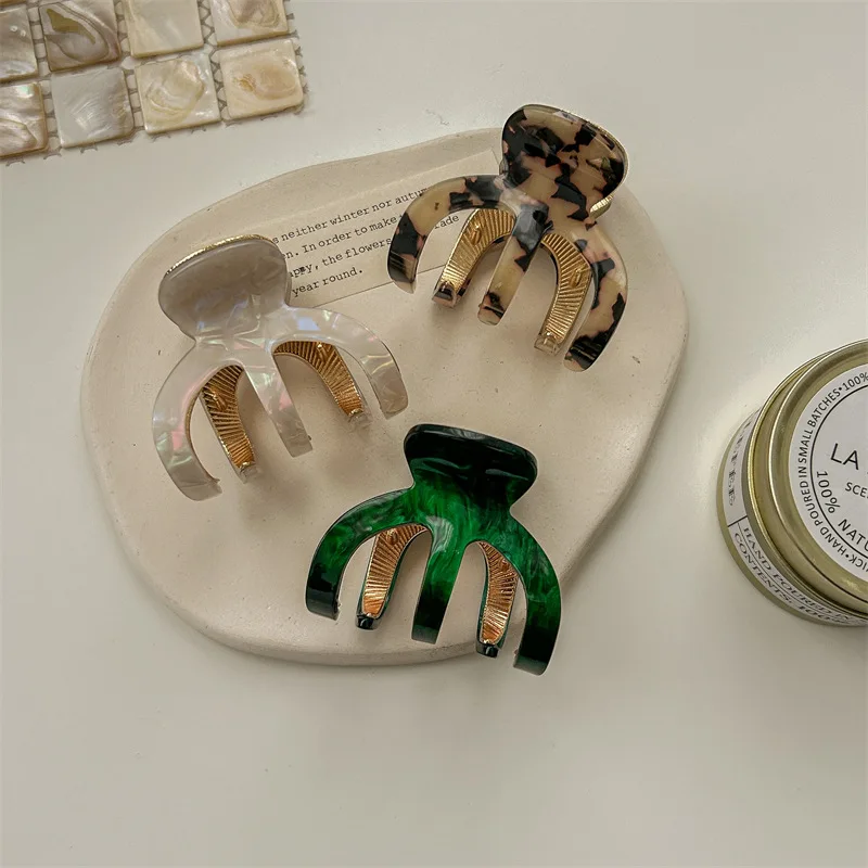 1pc New High Ponytail Hair Clip, Clip at the Back of the Head, Female Shark Clip, High-End Hair Clip