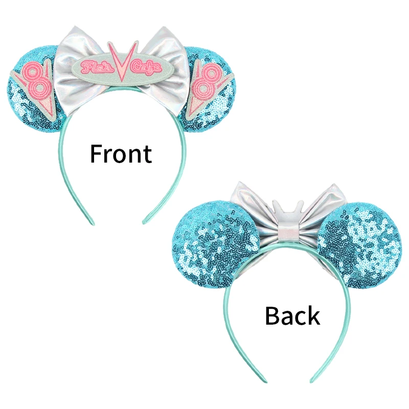 Newest Cartoon Cute Glitter Sequins Bow Headband 2026 DIY Headwear for Adults Kids Holiday Party CosplayHairband