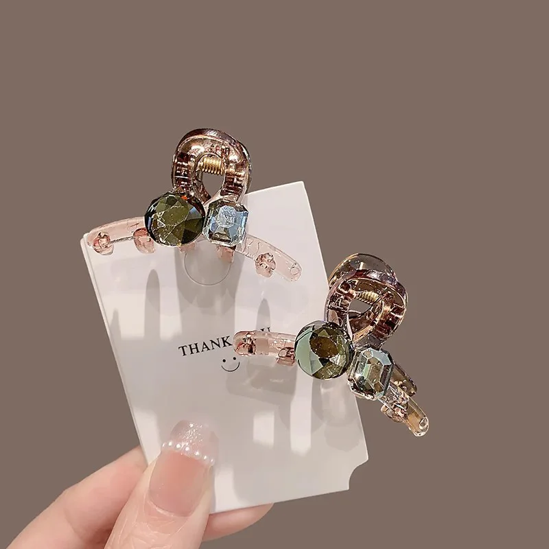 Elegant Bow Shark Clip Fashion Back Of Head Hair Clip Vintage Ponytail Fixed Hairgrips For Woman Simple Hollow Geometry Hairpin