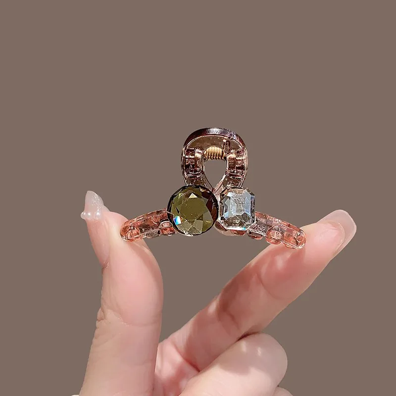 Elegant Bow Shark Clip Fashion Back Of Head Hair Clip Vintage Ponytail Fixed Hairgrips For Woman Simple Hollow Geometry Hairpin