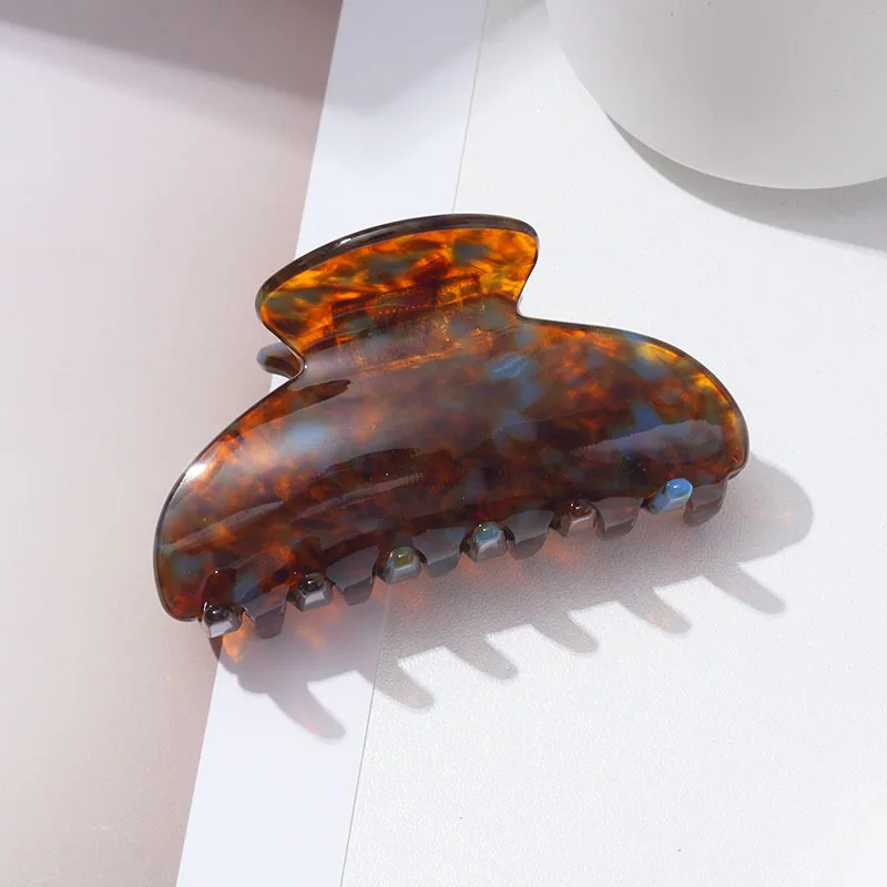 1pc high-end acetate claw clip, shell design for the back of the head, Korean style shark clip,new style accessory