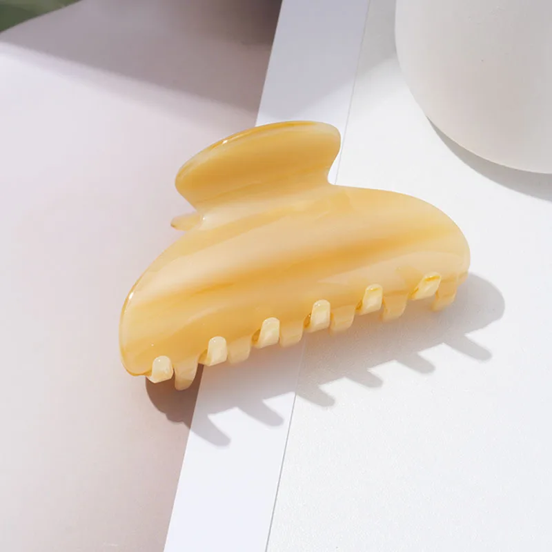 1pc high-end acetate claw clip, shell design for the back of the head, Korean style shark clip,new style accessory