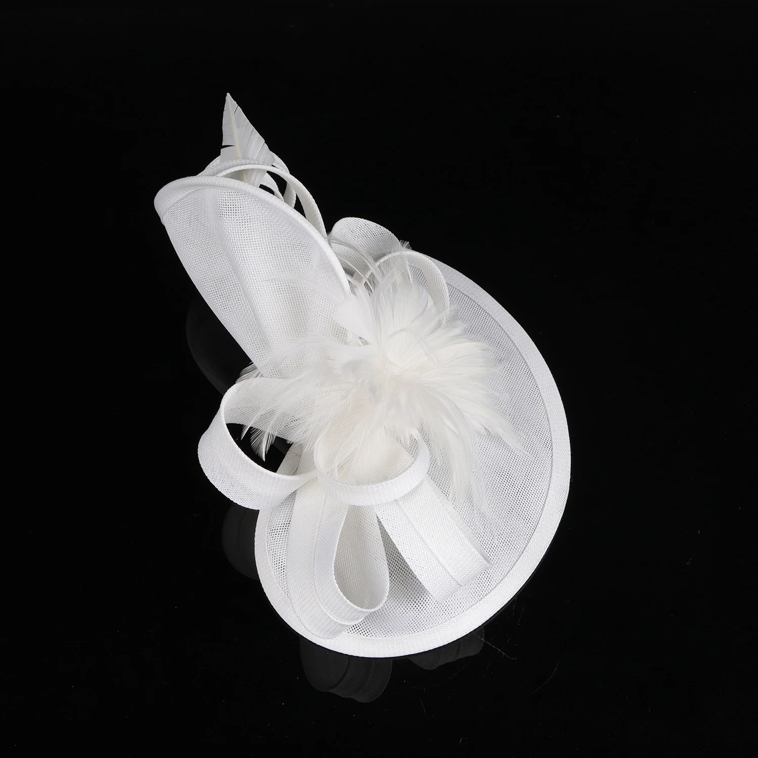 2026 Elegant Fascinator Hat for Women Tea Party Kentucky Derby Fascinator Pillbox Hat Feather Flower Fascinator Wedding Cocktail