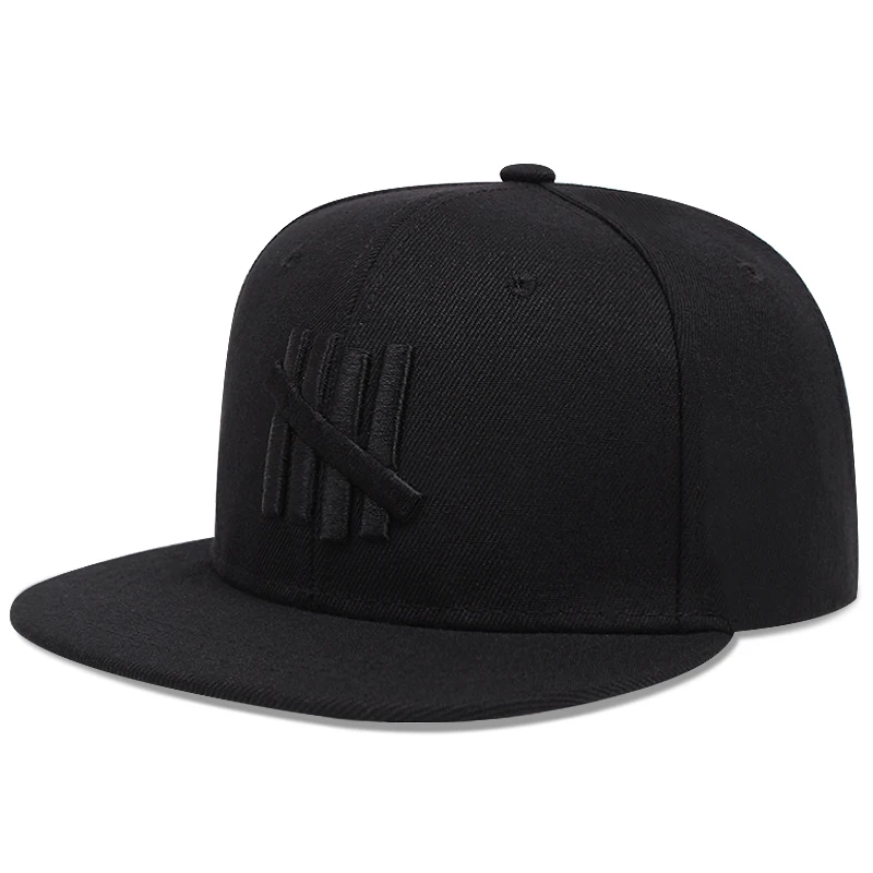 2025 New Five Bar Embroidered Simple Classic Flat Edge Hat Men's Street Hip Hop Hat Women's Outdoor Sunshade Hat Baseball Hat