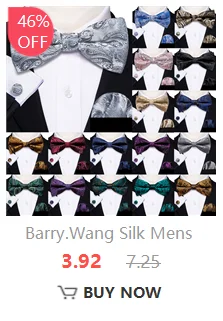 Barry Wang Jacquard Mens Bow Tie Pre-Tied Bowtie Hanky Cufflinks Set Red Green Ivory Pre ties Wedding Party