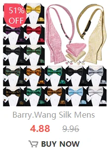 Barry Wang Jacquard Mens Bow Tie Pre-Tied Bowtie Hanky Cufflinks Set Red Green Ivory Pre ties Wedding Party