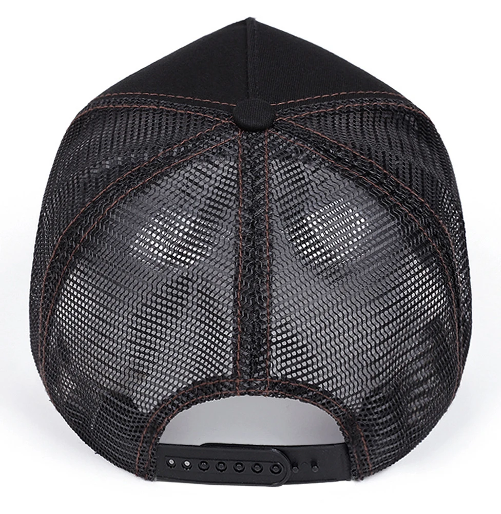 2025 Fashion New Bear Eating Fish Truck Hat Men's Street Skateboarding HipHop Hat Women's Outdoor Sunshade Baseball Hat Mesh Hat