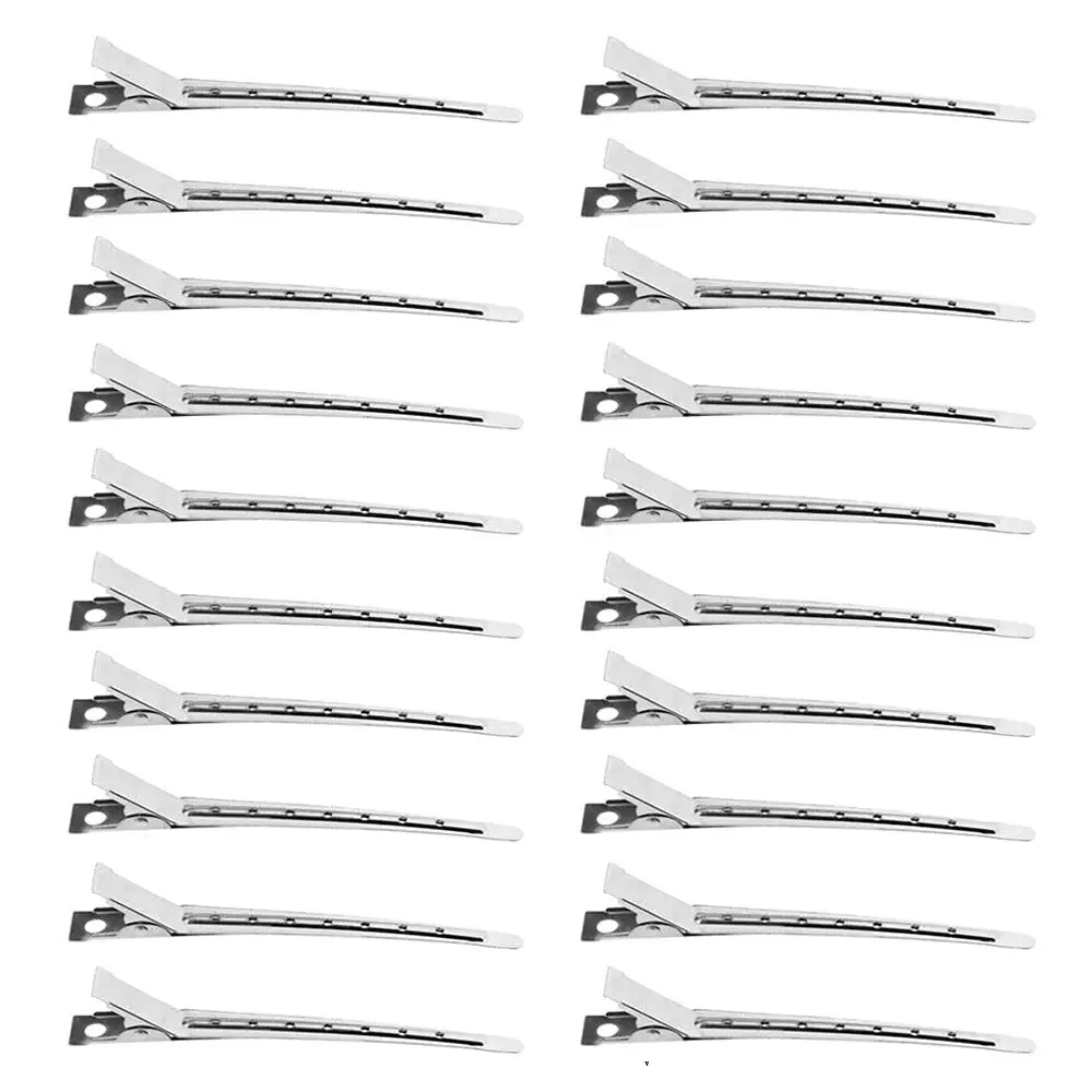 Woman Hair Care Clips Metal Steel Hairdressing Sectioning Clip Clamps Barber Hair Cut Use Styling Tools Hair Root Fluffy Hairpin