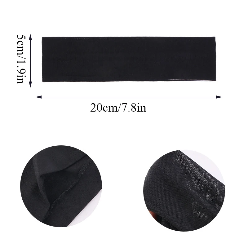 Milk Elastic Silk Headband Sports Yoga Hair Care with Summer Fitness Running Yoga Headscarf Hair Accessories for Girls