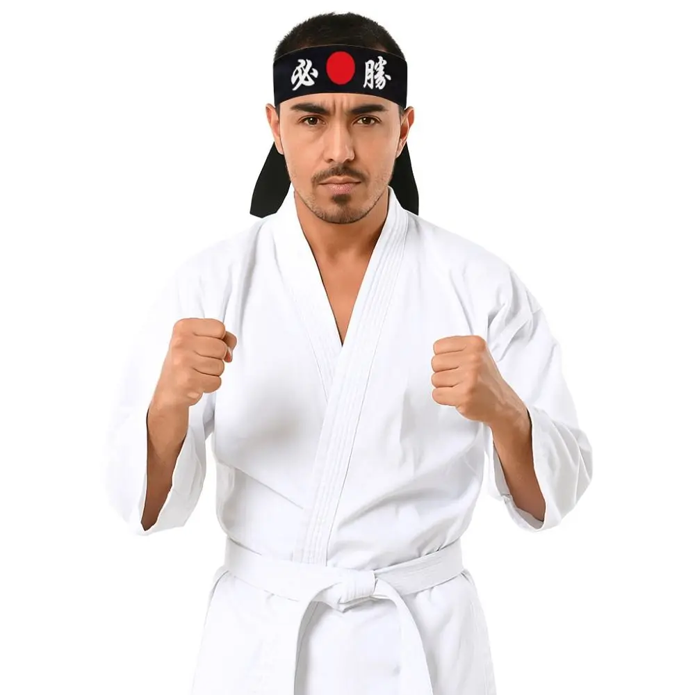 Multi-purpose Hachimaki Headband Breathable Hygroscopic Japanese Headband Costume Accessories Karate Bandana Headwear