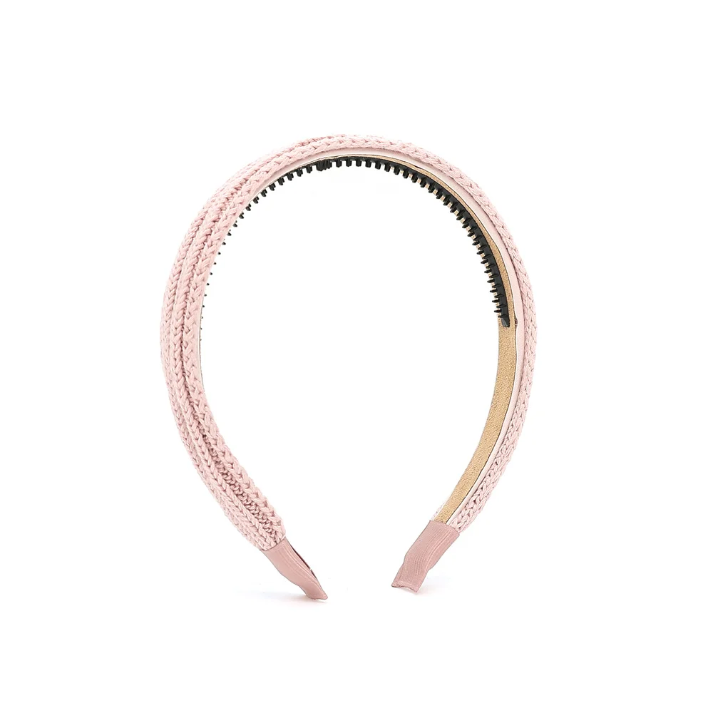 A12 NEW fashion Cotton  Hairband Cute Hairpins Girls H  headband Barrettes Solid hand Kids Headwear Fashion Hair