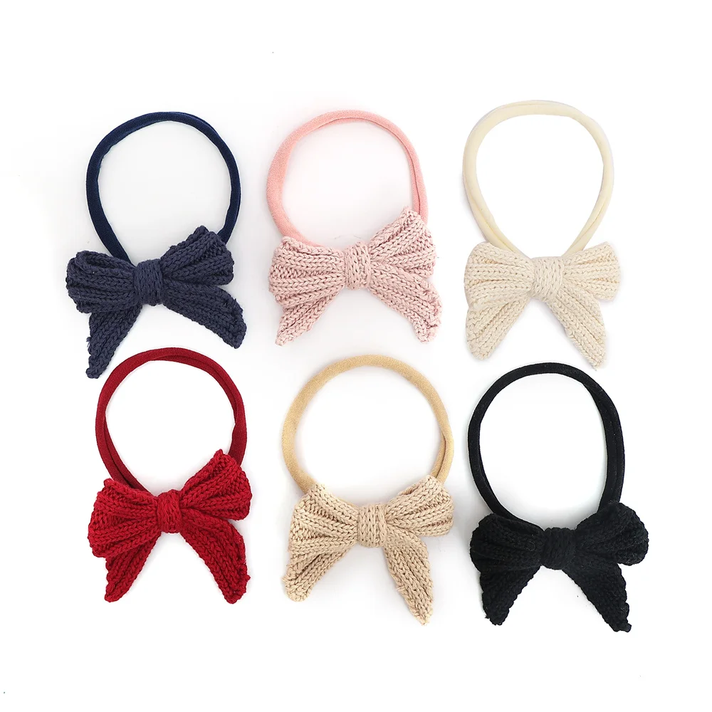 A12 NEW fashion Cotton  Hairband Cute Hairpins Girls H  headband Barrettes Solid hand Kids Headwear Fashion Hair
